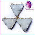 Natural Crystal creative geometric triangular rock quartz decorations pendant